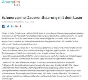 Experte für Laser-Haarentfernung